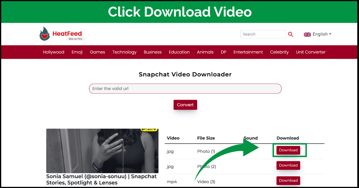 Download snapchat video by Link
